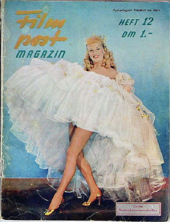 FILMPOST MAGAZIN magazine side cover Issue 12  1949