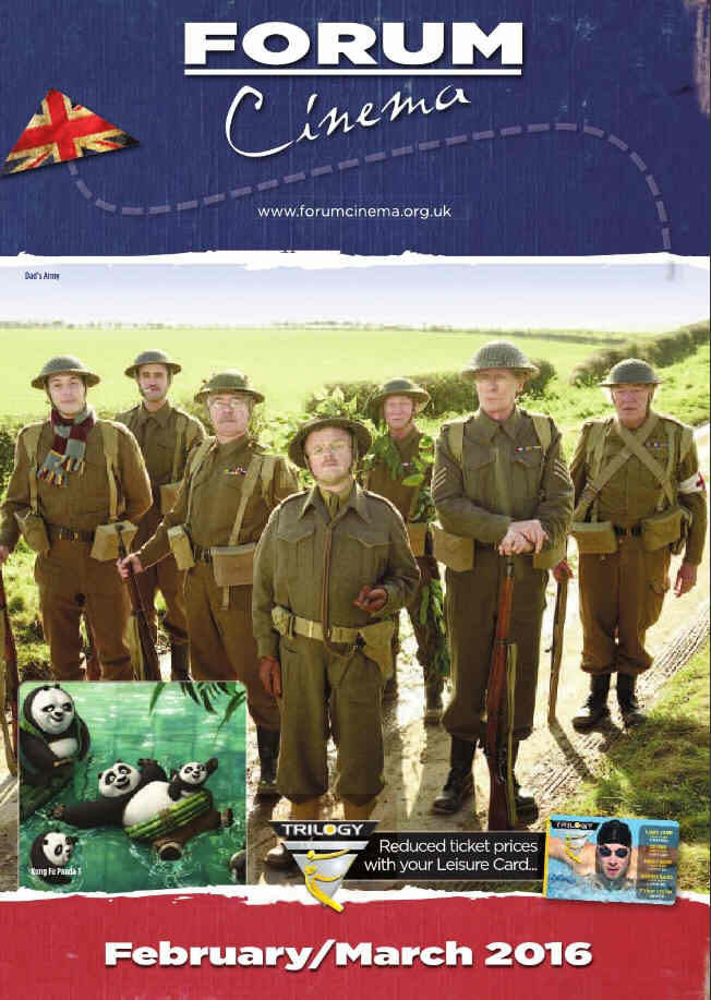 FORUM CINEMA magazine side cover February/March 2016