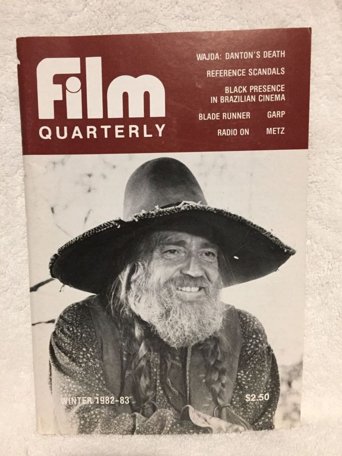 FILM QUARTERLY magazine side cover  Vol 36 # 2 Winter/December 1982