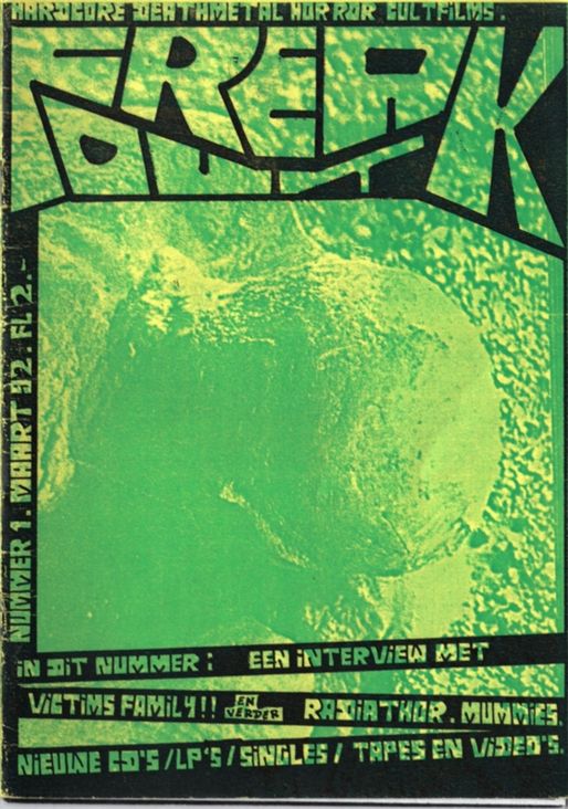 FREAK OUT magazine cover Issue 1 March 1992
