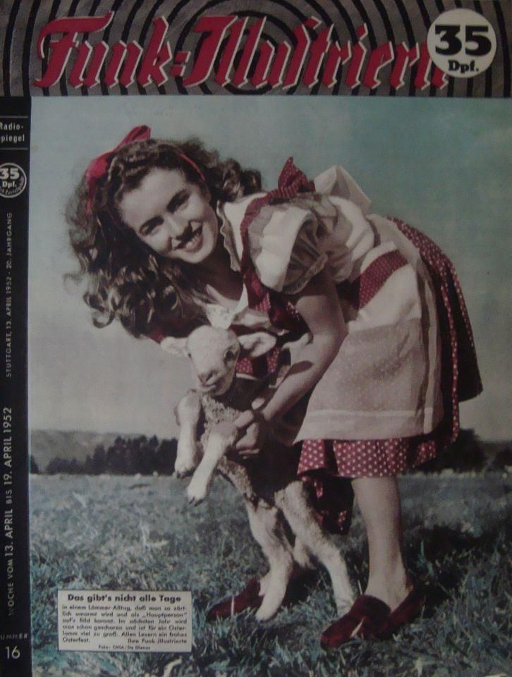 FUNK-ILLUSTRIERTE magazine side cover 13 April 1954