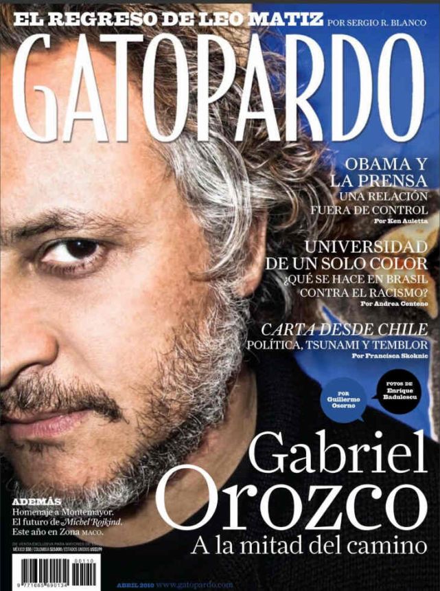 GATOPARDO magazine cover  April 2010
