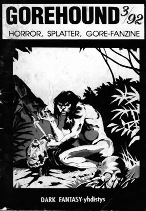 GOREHOUND magazine side cover Issue 8  1992