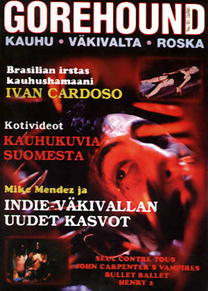 GOREHOUND magazine side cover Issue 30  1998