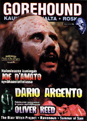 GOREHOUND magazine side cover Issue 32  1999