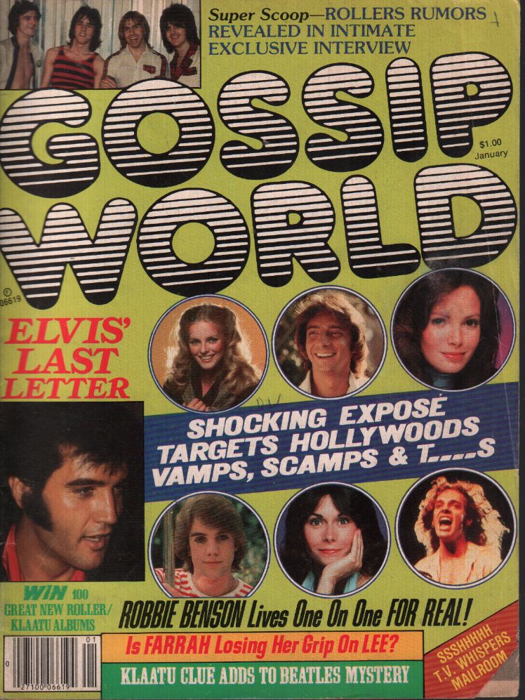 RONA JANUARYS GOSSIP WORLD