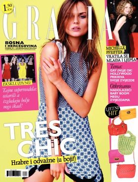 GRAZIA BOSNIA AND HERZEGOVINA magazine cover  July 2012