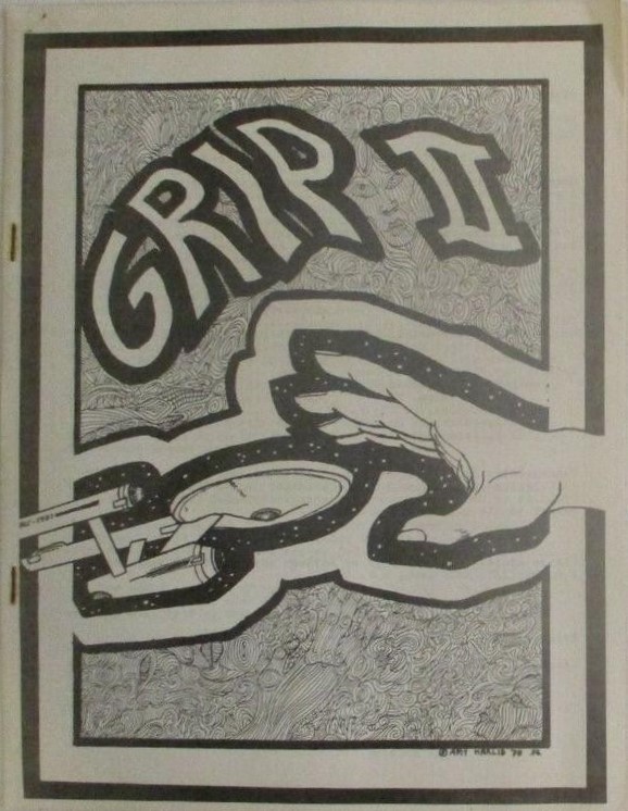 GRIP magazine side cover Issue 2  July 1978