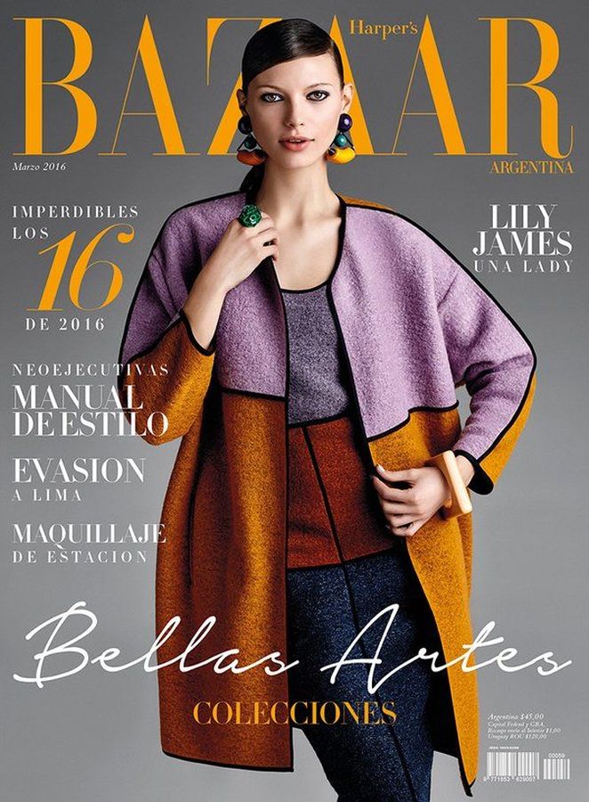 HARPERS BAZAAR ARGENTINA magazine cover  March 2016