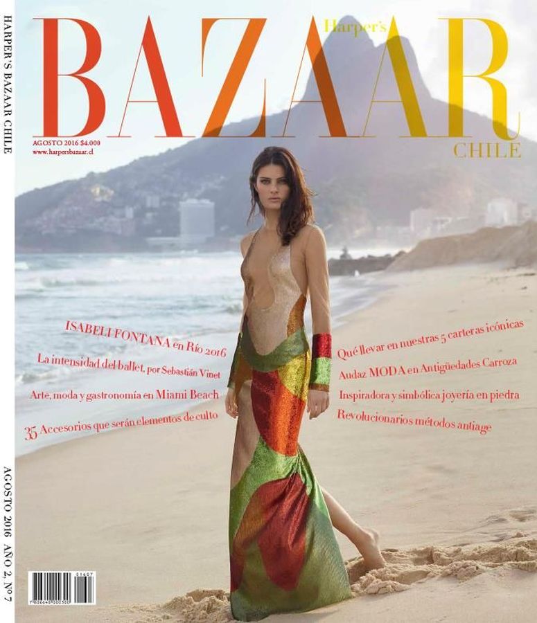 HARPERS BAZAAR CHILE magazine cover  August 2016