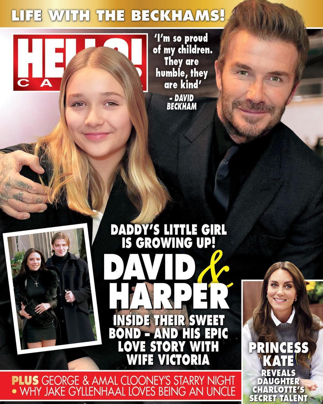 HELLO CANADA magazine side cover 23 October 2023