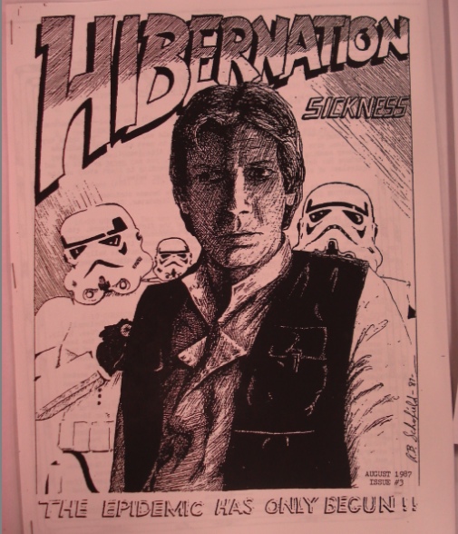 HIBERNATION SICKNESS magazine side cover Issue 3 August 1987