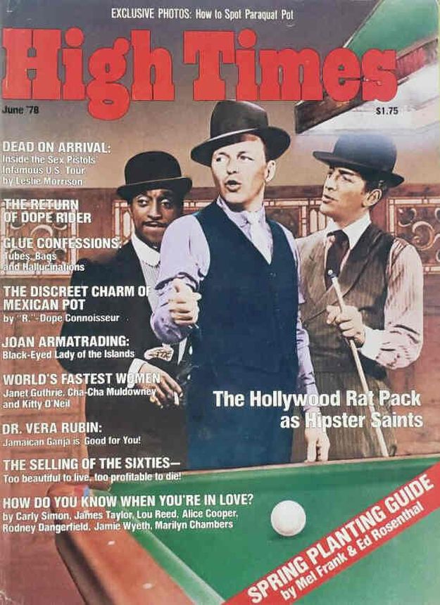 HIGH TIMES magazine side cover  June 1978
