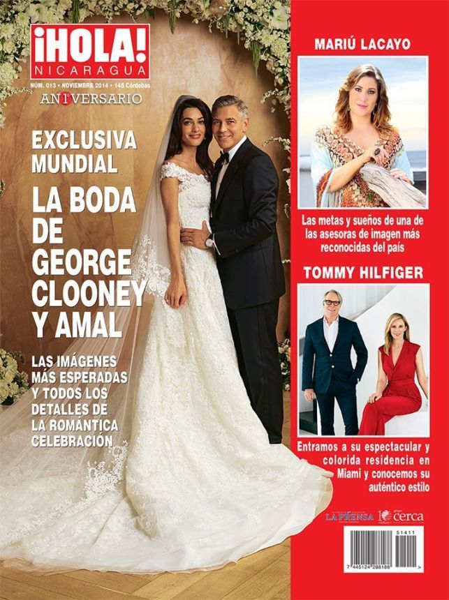 HOLA NICARAGUA magazine cover  November 2014