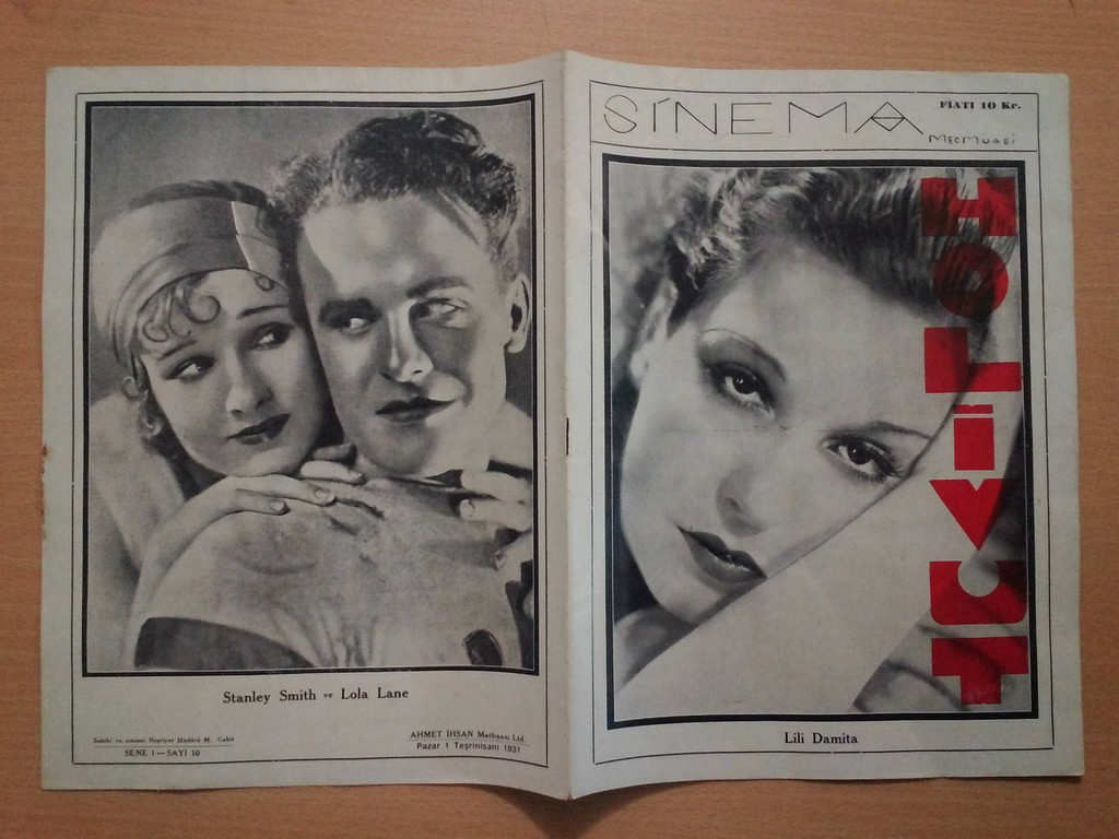 HOLIVUT magazine side cover Issue 10   1931