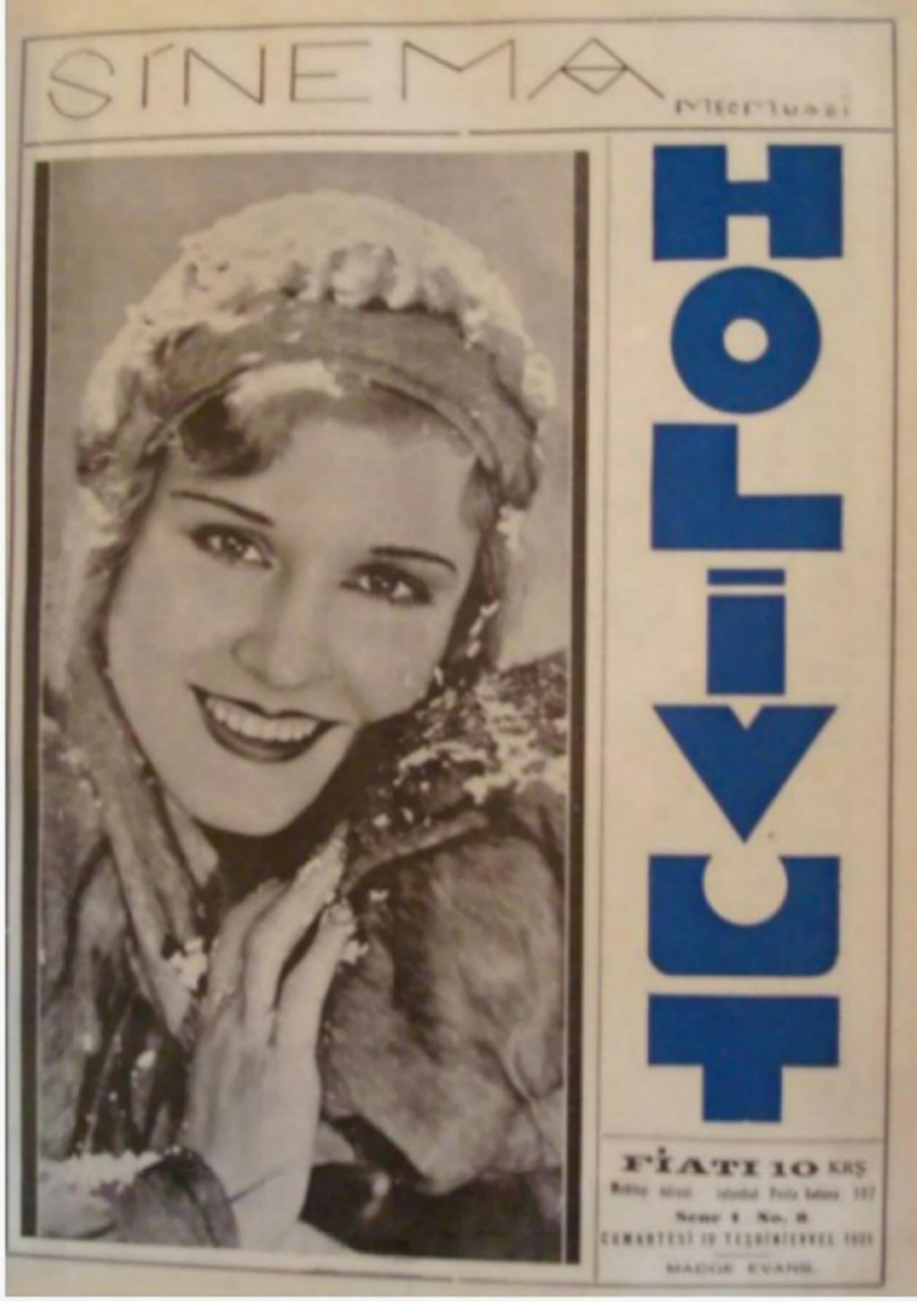HOLIVUT magazine side cover Issue 8   1931