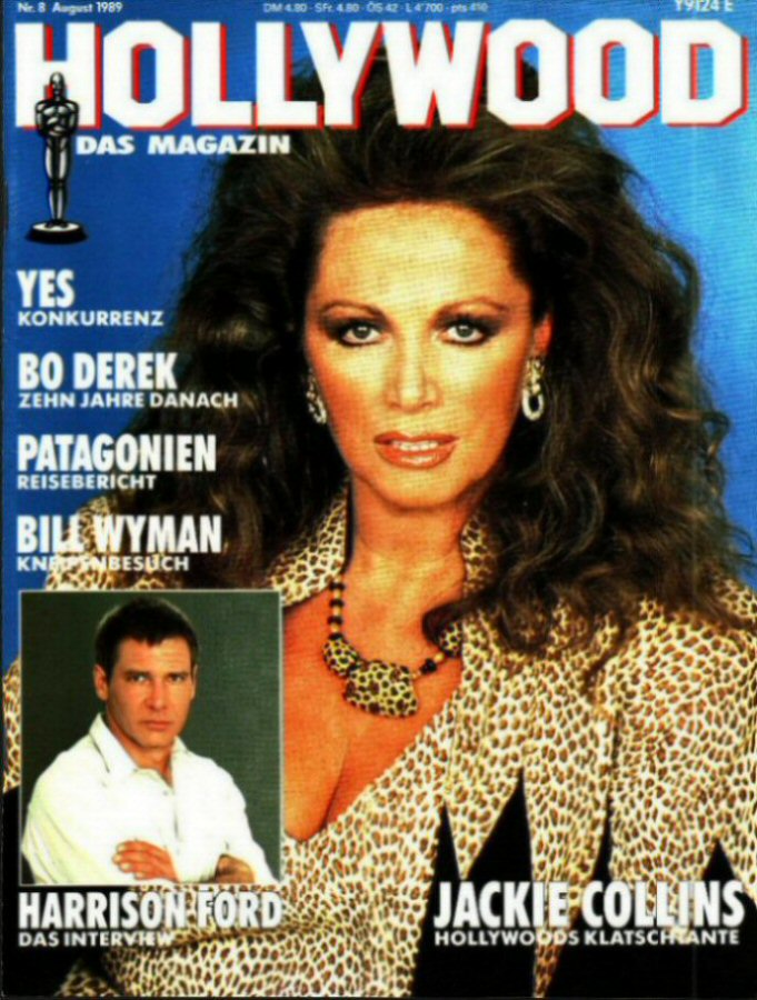 HOLLYWOOD (De) magazine side cover  August 1989