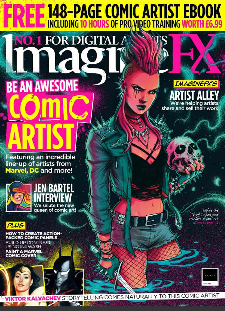 IMAGINEFX magazine side cover Issue 187  May 2020