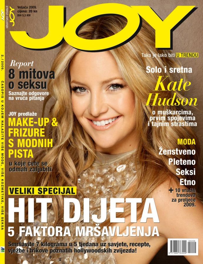 JOY CROATIA magazine cover  February 2009