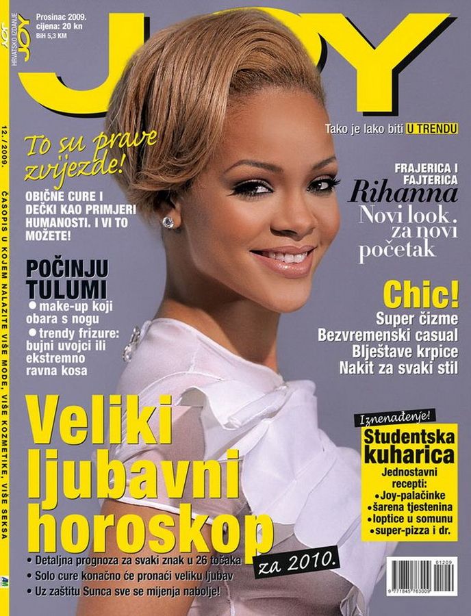 JOY CROATIA magazine cover  December 2009