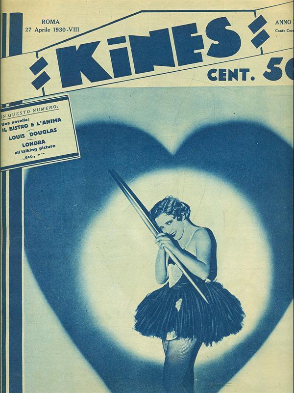 KINES magazine side cover Issue 17 27 April 1930