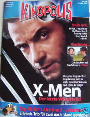 KINOPOLIS magazine side cover April 2006