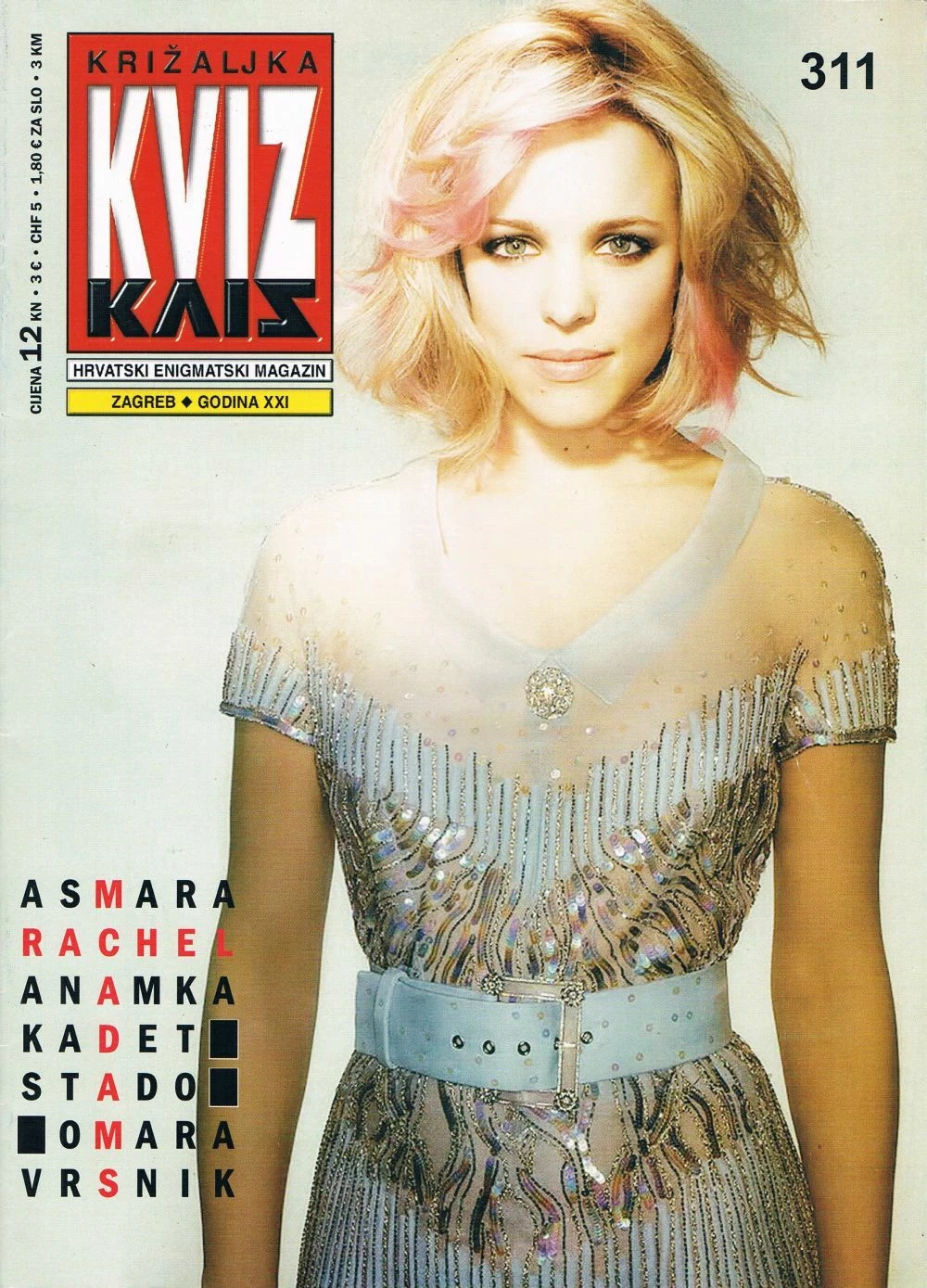 KRIZALJKA KVIZ magazine cover Issue 311   2013