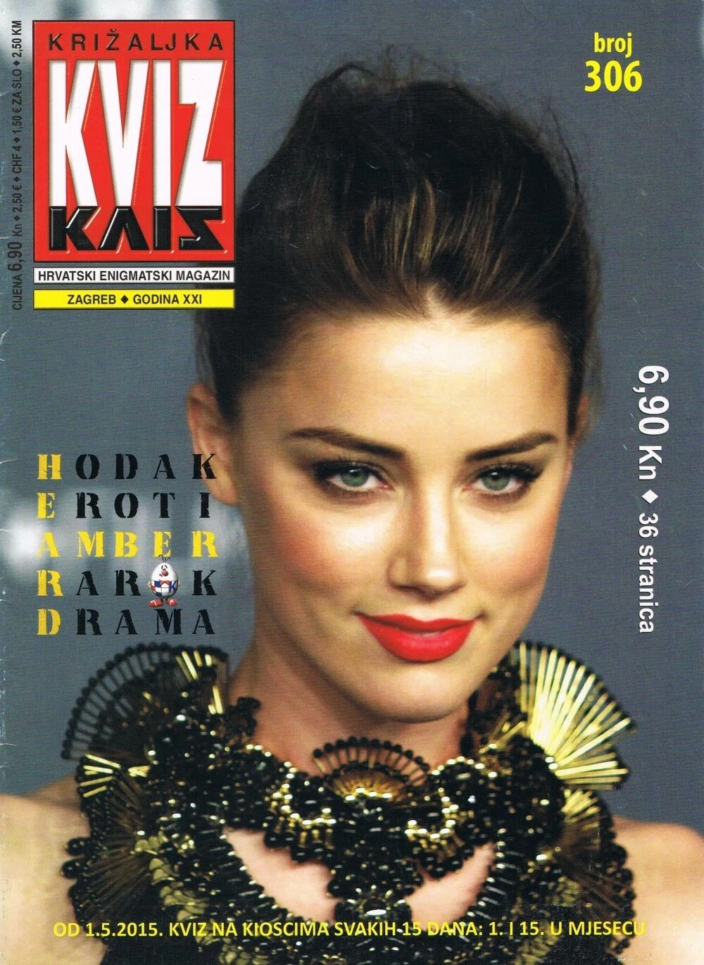 KRIZALJKA KVIZ magazine cover Issue 306   2018