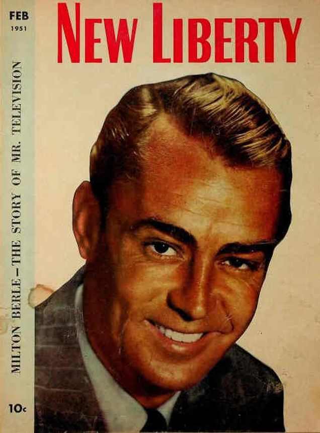 LIBERTY magazine side cover  February 1951