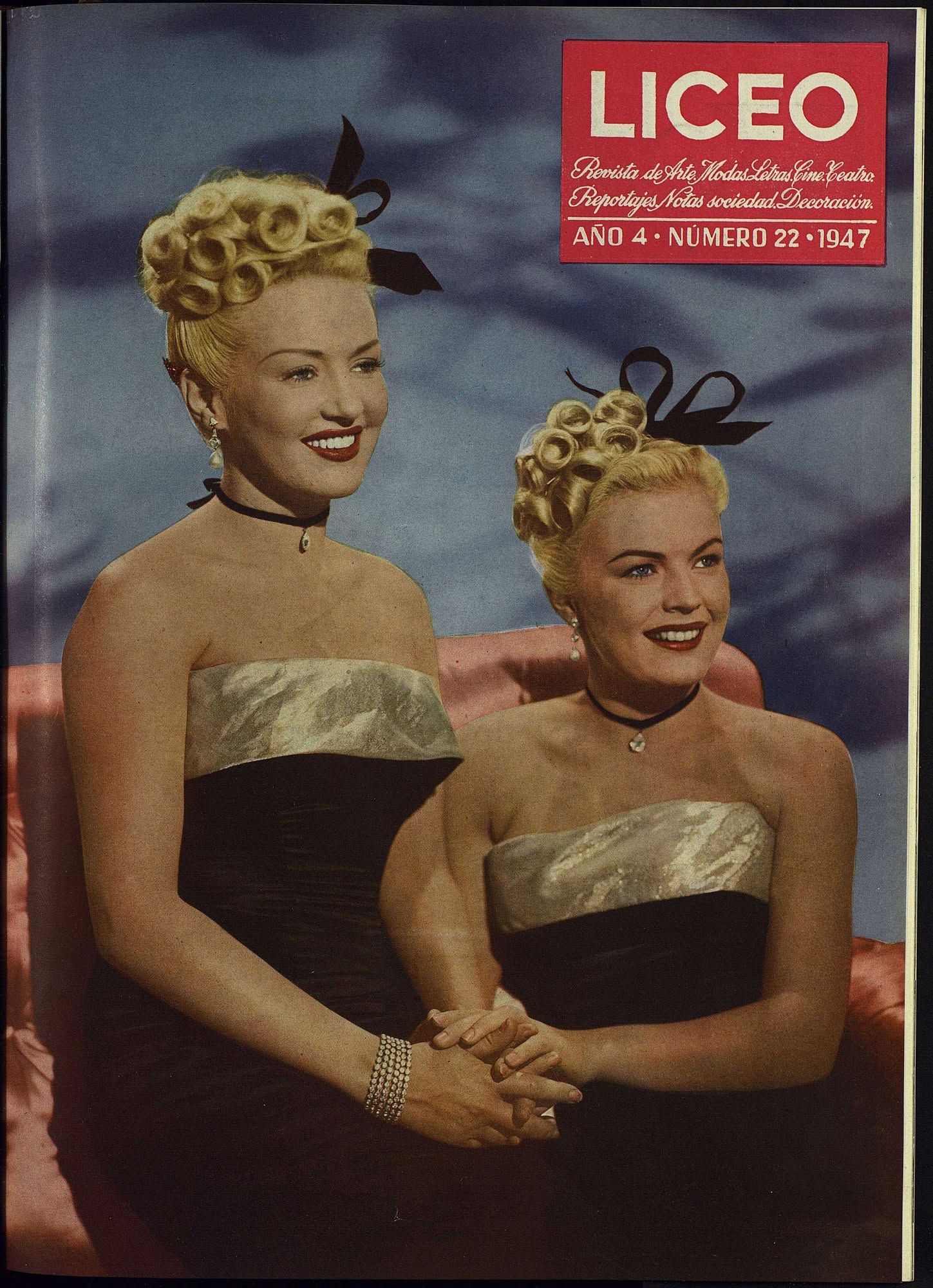 LICEO magazine side cover Issue 22  June 1947