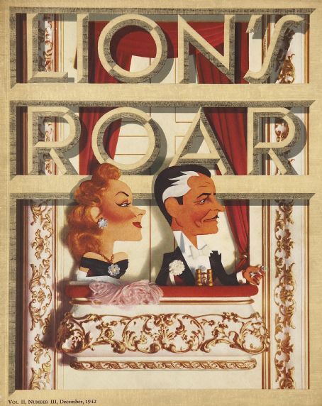 LIONS ROAR magazine side cover December 1942