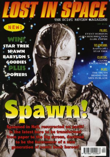 LOST IN SPACE magazine side cover Issue 1  1997