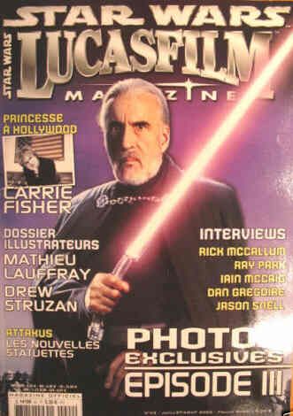 LUCASFILM STAR WARS magazine side cover Issue 42 July/August 2003