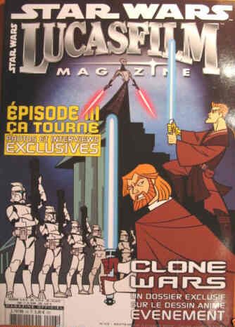 LUCASFILM STAR WARS magazine side cover Issue 43 September/October 2003