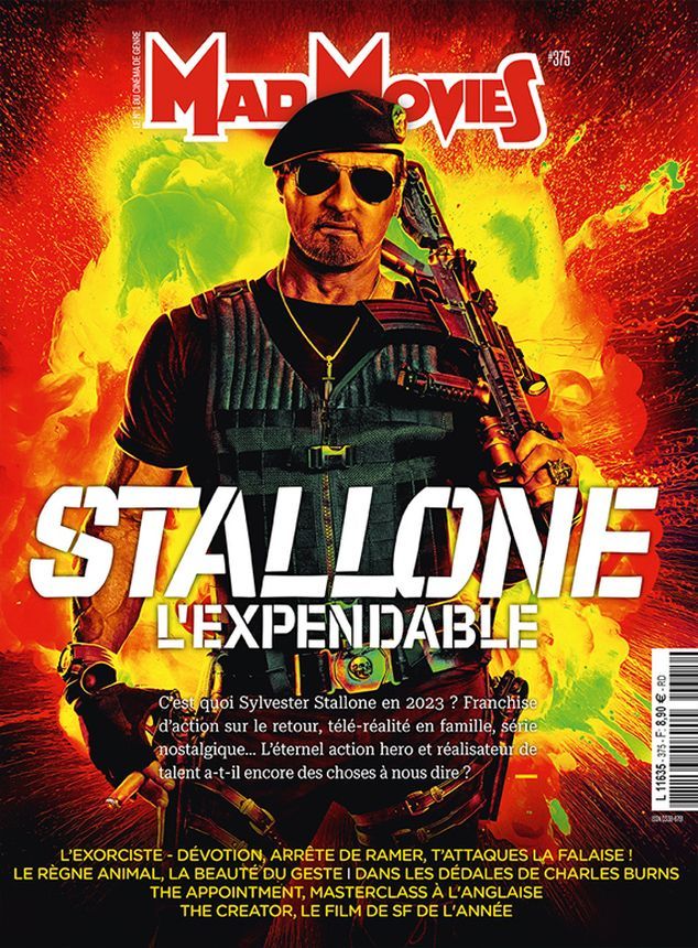 MAD MOVIES magazine side cover Issue 375  October 2023