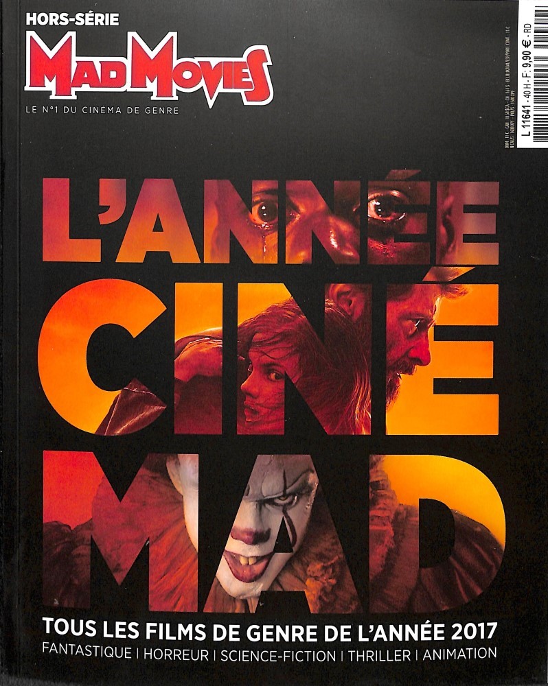 MAD MOVIES magazine side cover Issue 40  Special  February 2018