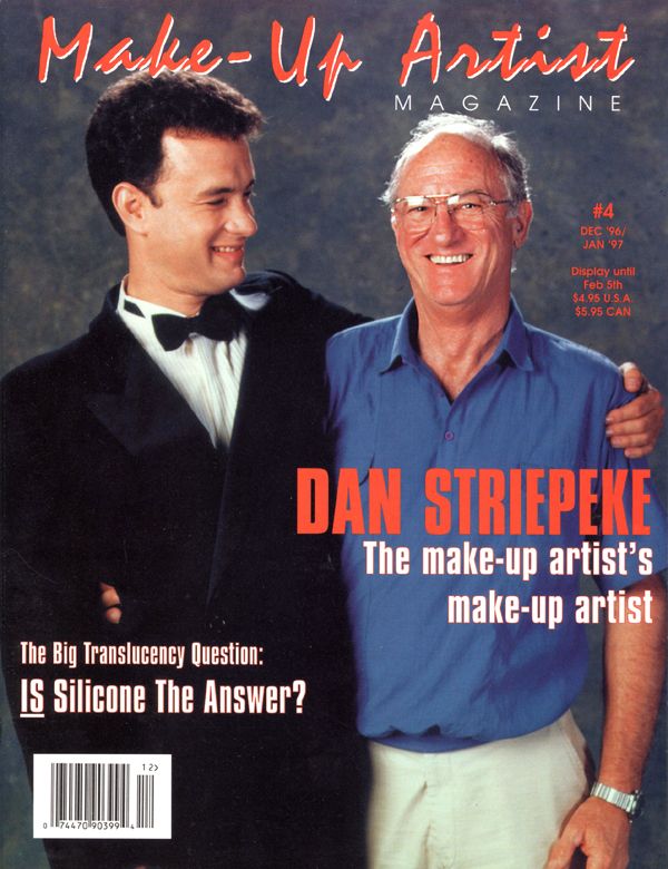 MAKE-UP ARTIST magazine side cover Issue 4 December 1996