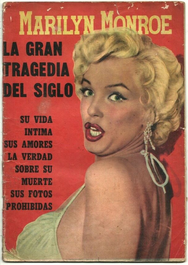 MARILYN MONROE LA GRAN TRAGEDIA DEL SIGLO magazine cover   1962