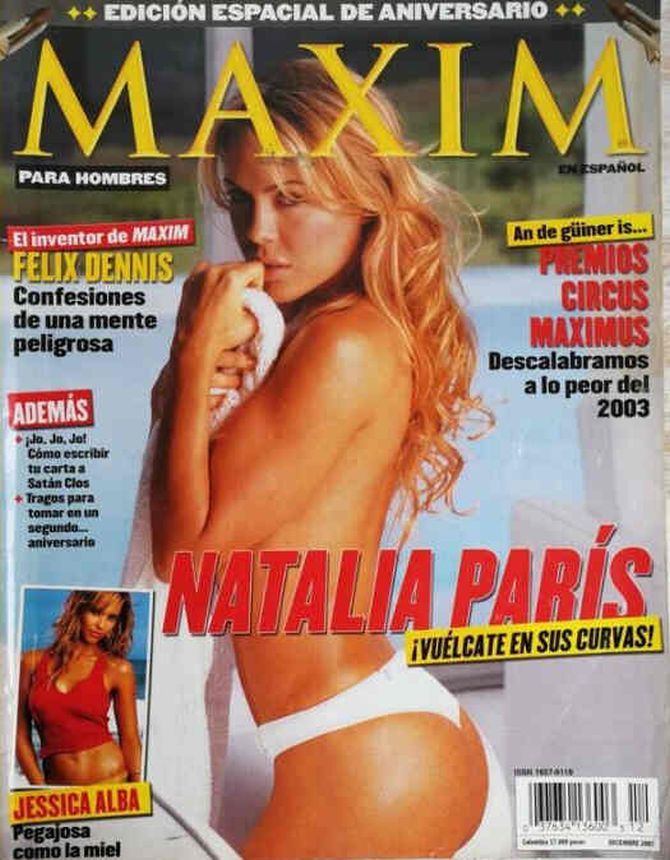 MAXIM COLOMBIA magazine cover  December 2003