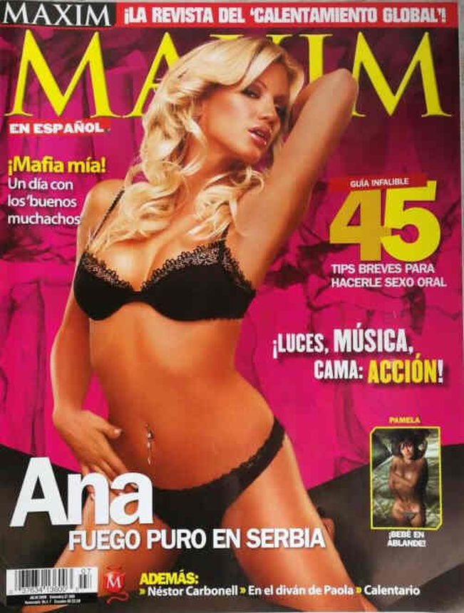 MAXIM COLOMBIA magazine cover  July 2008