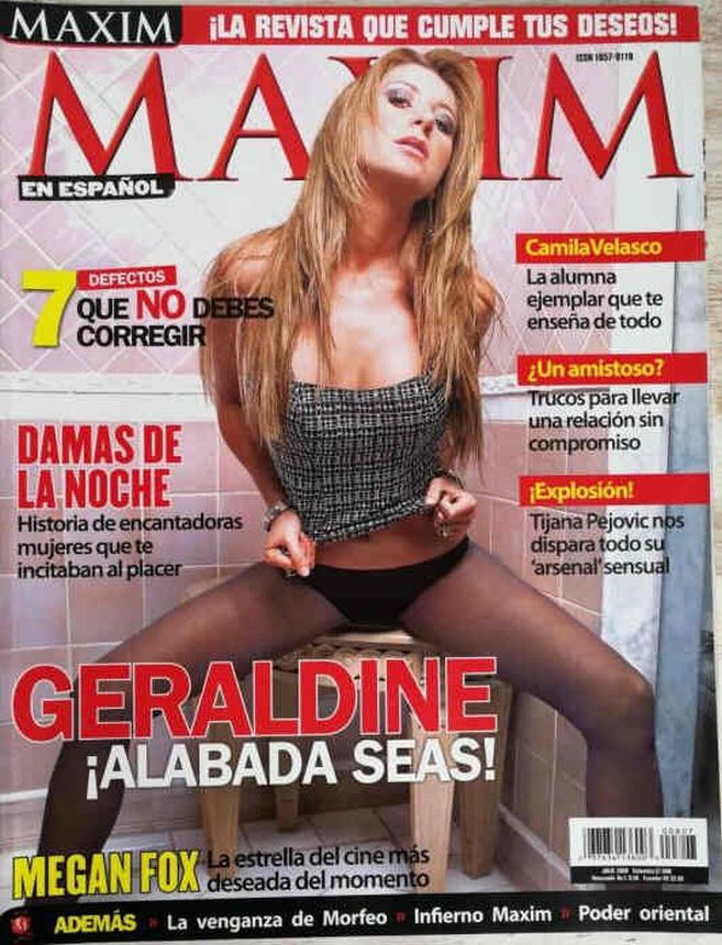 MAXIM COLOMBIA magazine cover  July 2009