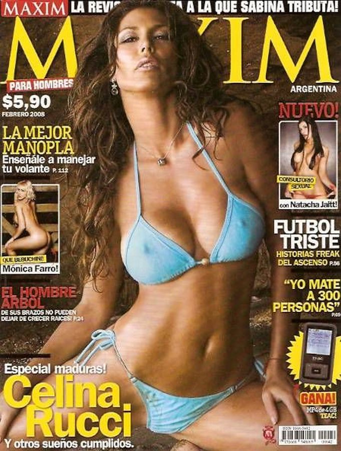 MAXIM ARGENTINA magazine cover  February 2008