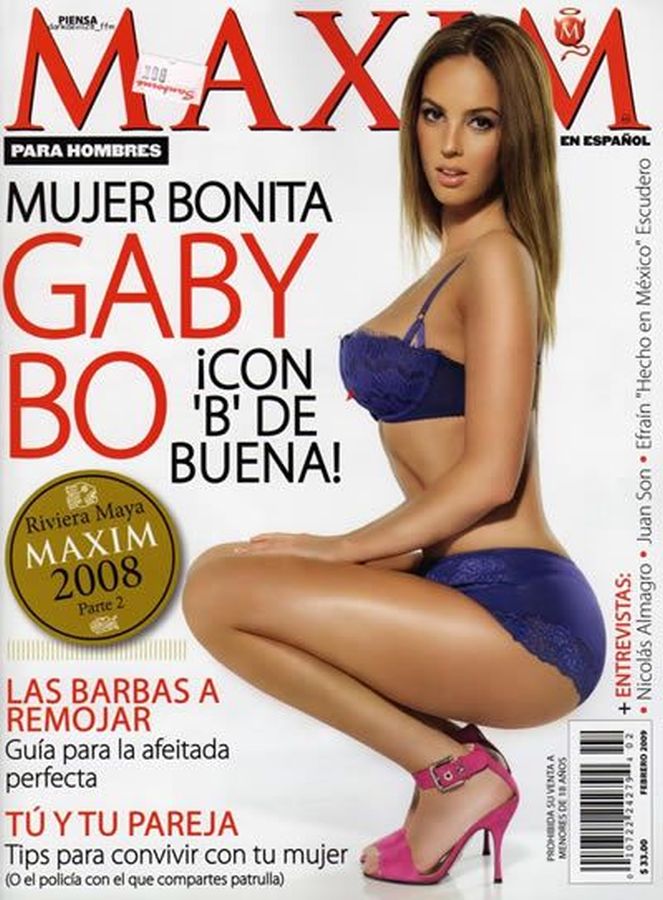 MAXIM MEXICO magazine cover  February 2009