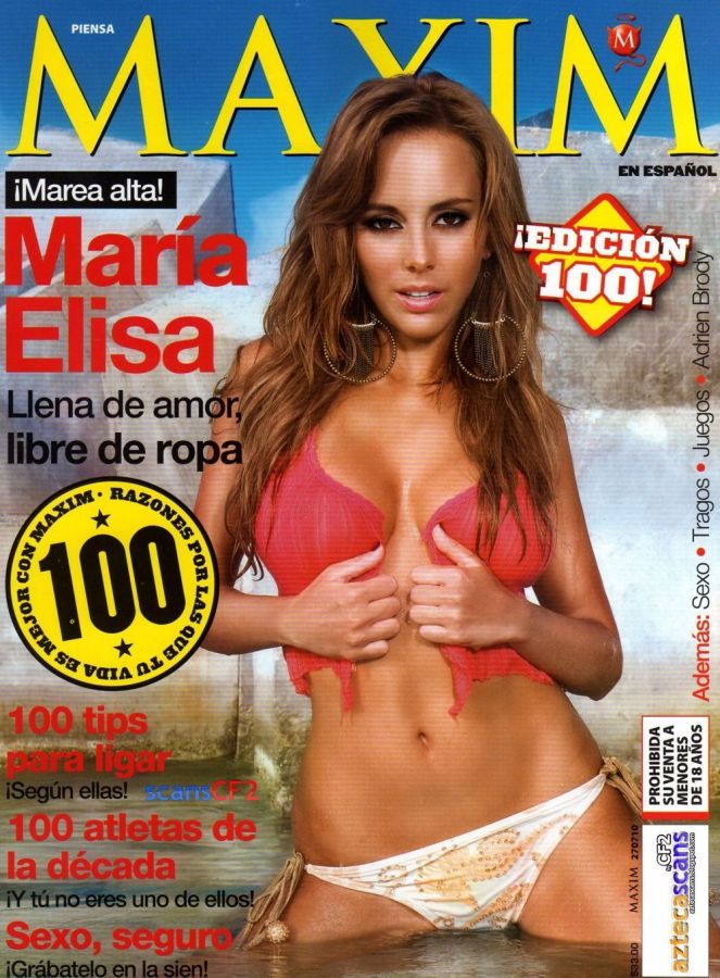MAXIM MEXICO magazine cover  July 2010