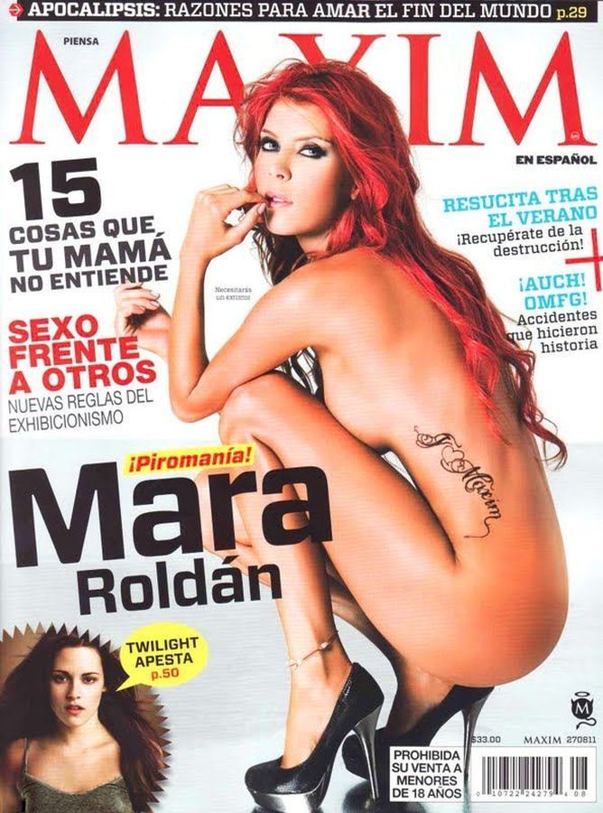 MAXIM MEXICO magazine cover  August 2011