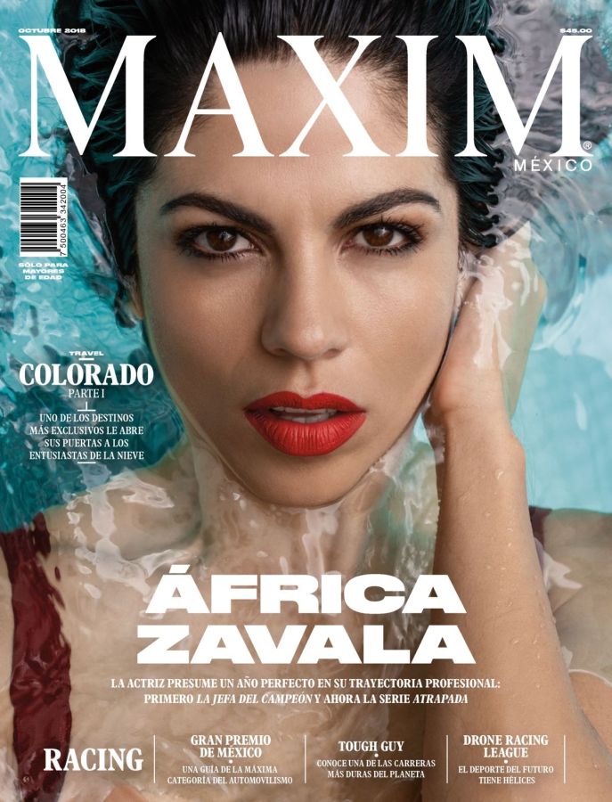 MAXIM MEXICO magazine cover  October 2018