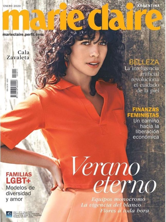MARIE CLAIRE ARGENTINA magazine cover  January 2020