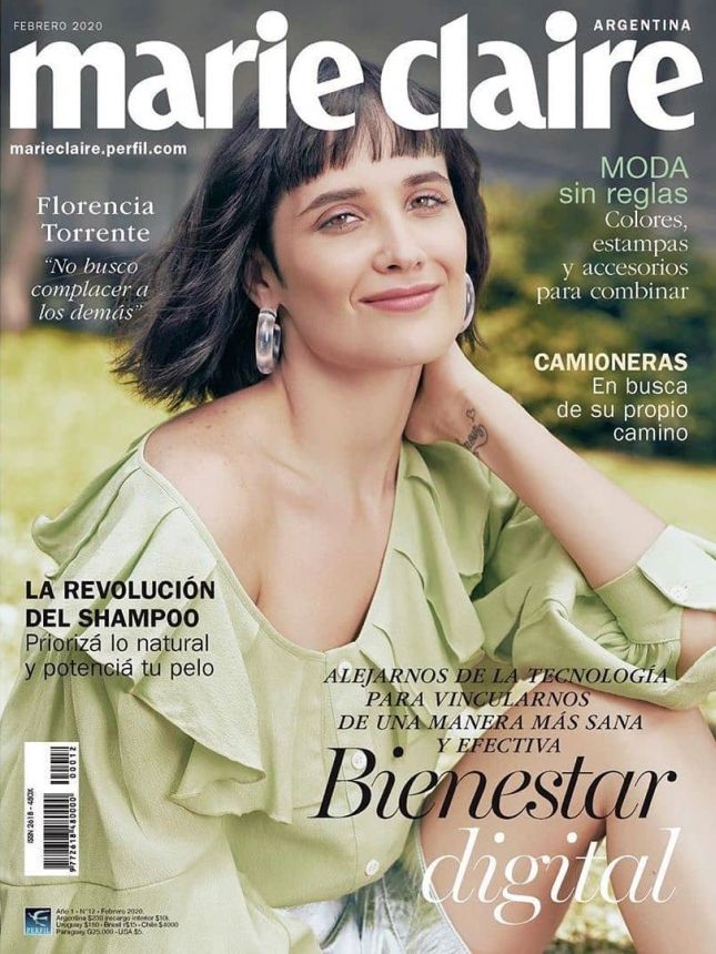 MARIE CLAIRE ARGENTINA magazine cover  February 2020