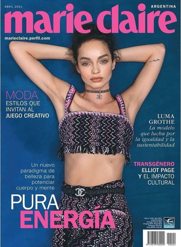 MARIE CLAIRE ARGENTINA magazine cover  April 2021