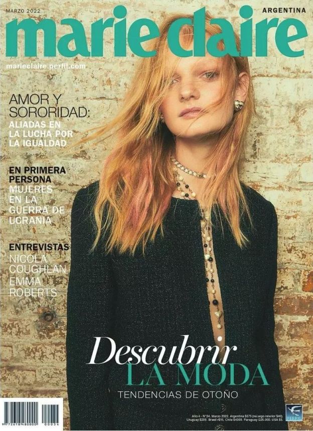 MARIE CLAIRE ARGENTINA magazine cover  March 2022